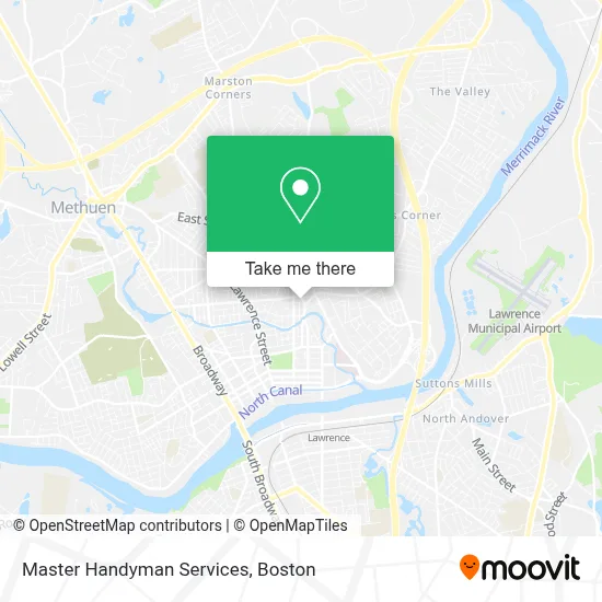 Master Handyman Services map