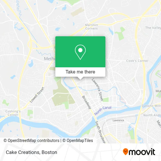 Cake Creations map