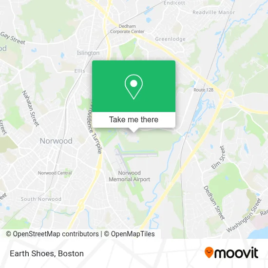 Earth Shoes map