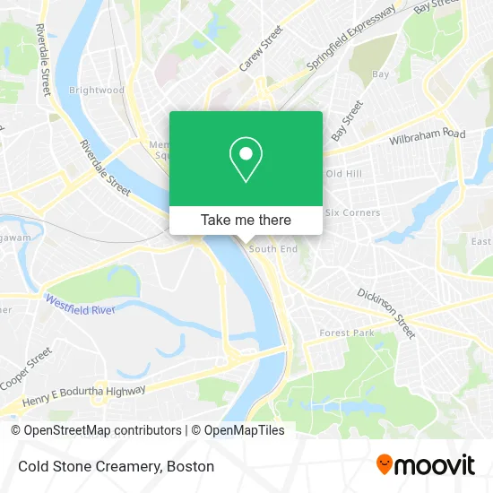 Cold Stone Creamery map