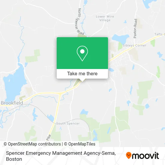 Spencer Emergency Management Agency-Sema map