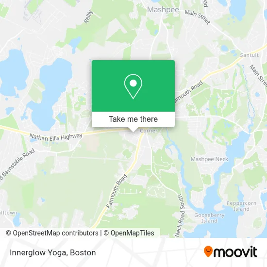 Innerglow Yoga map