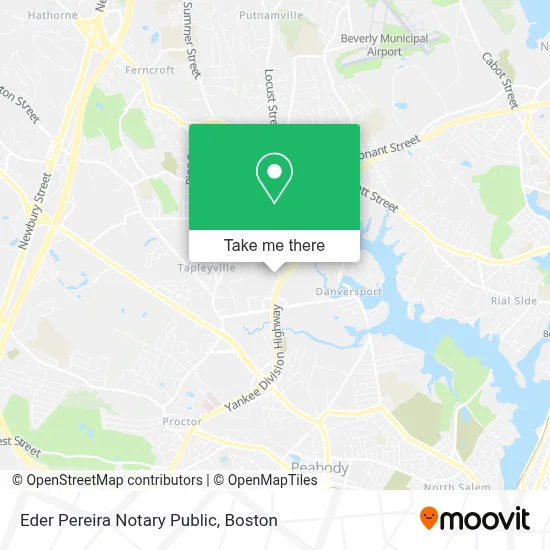 Eder Pereira Notary Public map