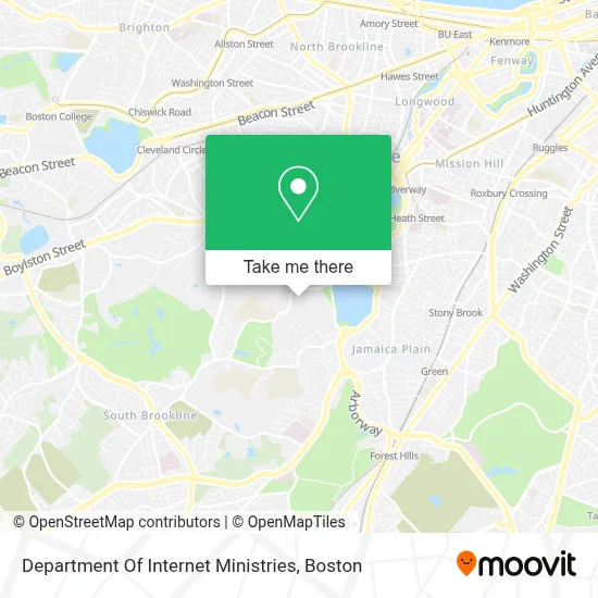 Department Of Internet Ministries map