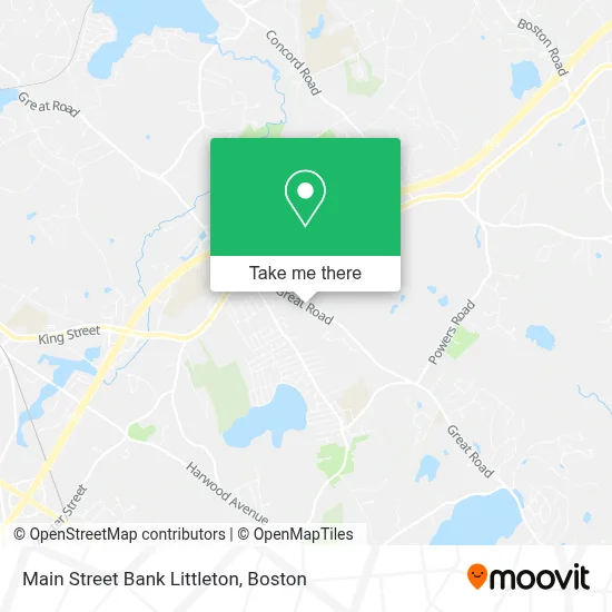 Main Street Bank Littleton map