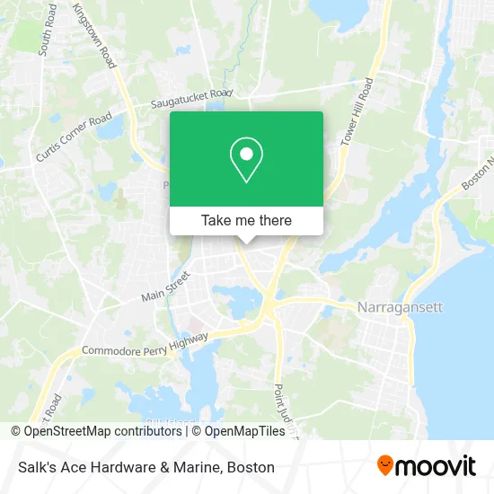 Salk's Ace Hardware & Marine map