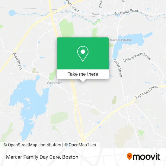 Mercer Family Day Care map