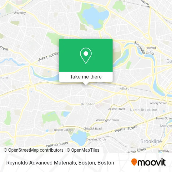 Reynolds Advanced Materials, Boston map