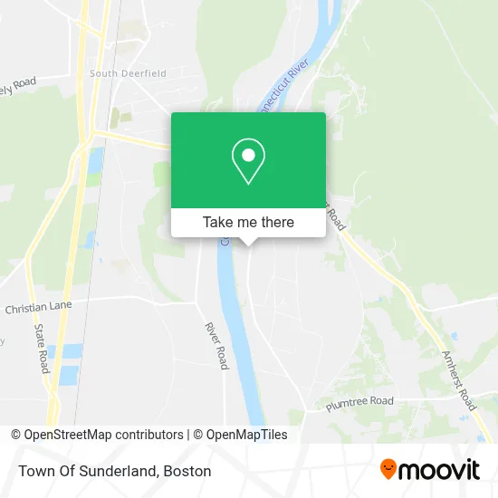 Town Of Sunderland map