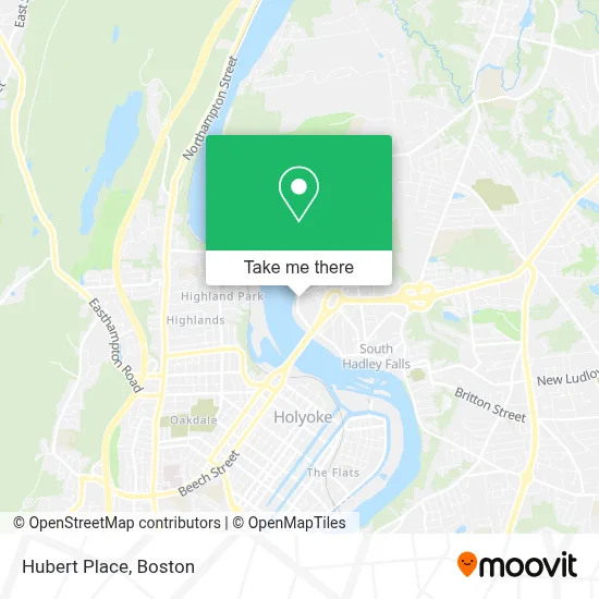 Hubert Place map