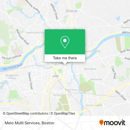 Melo Multi Services map