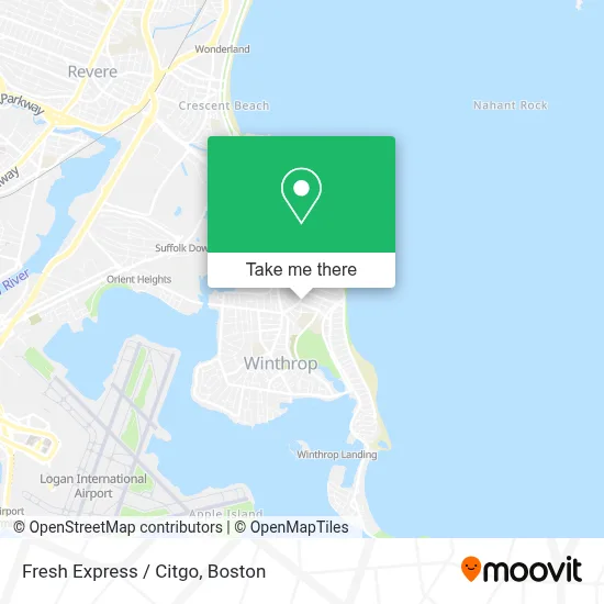 Fresh Express / Citgo map