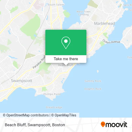 Beach Bluff, Swampscott map