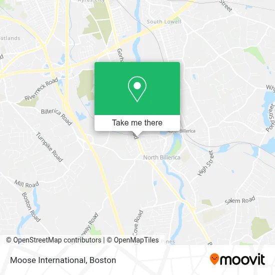 Moose International map