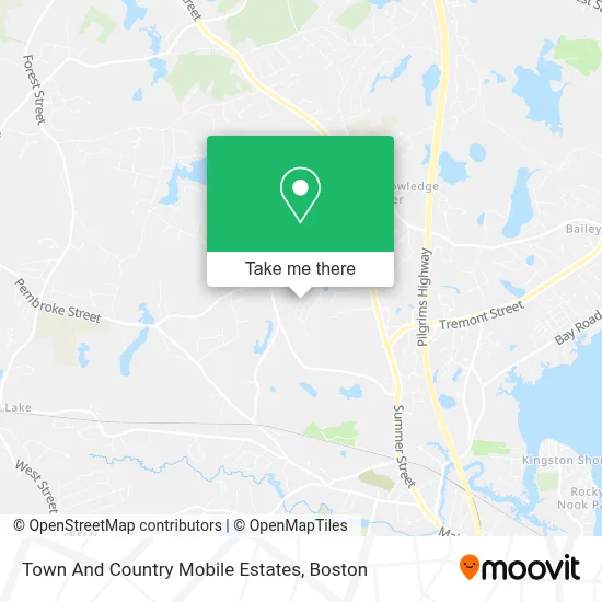 Town And Country Mobile Estates map