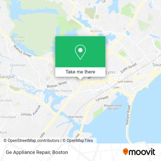 Ge Appliance Repair map