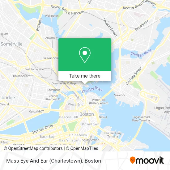 Mass Eye And Ear (Charlestown) map