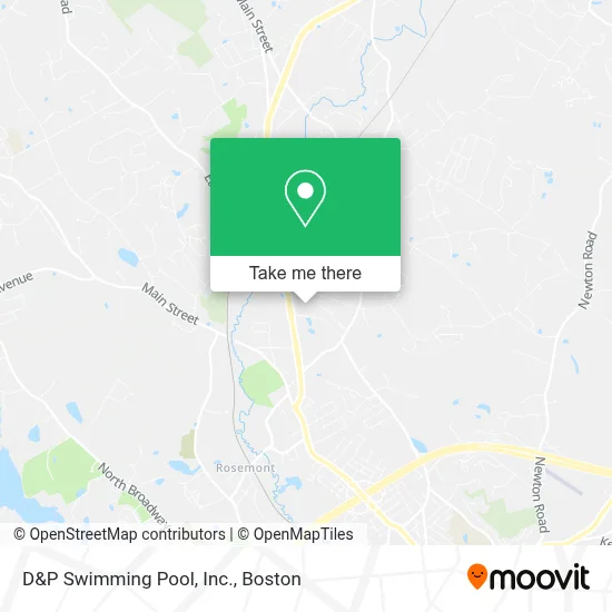 D&P Swimming Pool, Inc. map
