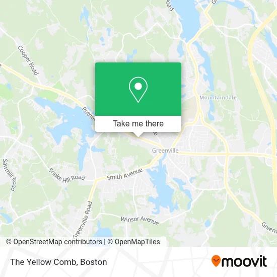 The Yellow Comb map