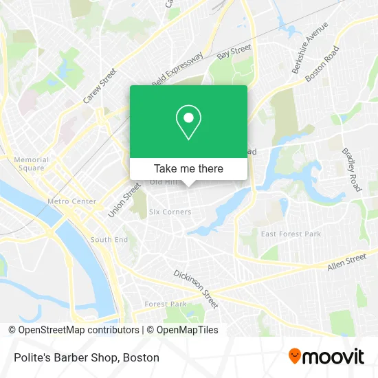 Polite's Barber Shop map