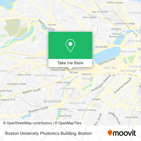 Boston University Photonics Building map