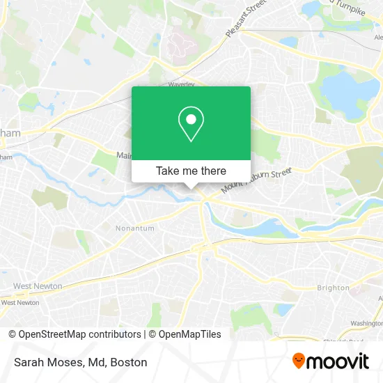 Sarah Moses, Md map
