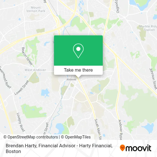 Brendan Harty, Financial Advisor - Harty Financial map