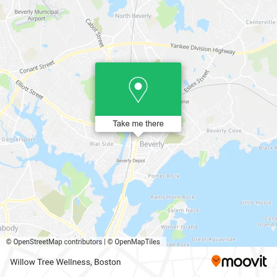 Willow Tree Wellness map