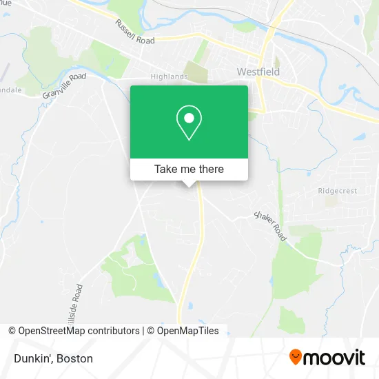 Dunkin' map