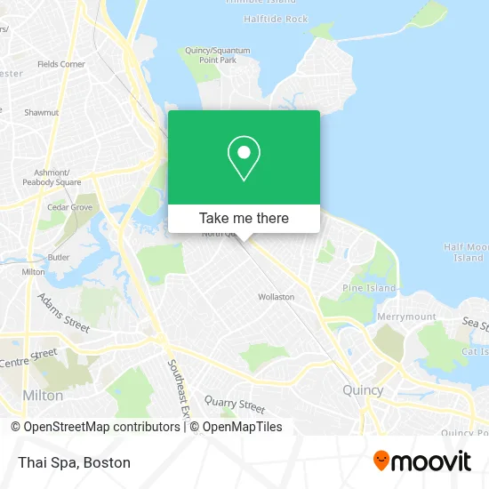 Thai Spa map