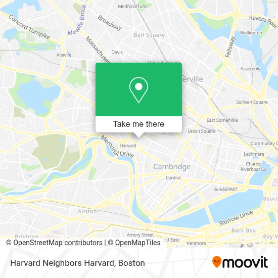 Harvard Neighbors Harvard map