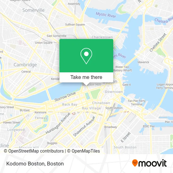 Kodomo Boston map