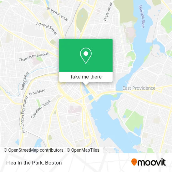 Flea In the Park map