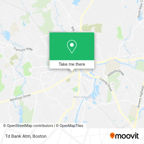 Td Bank Atm map