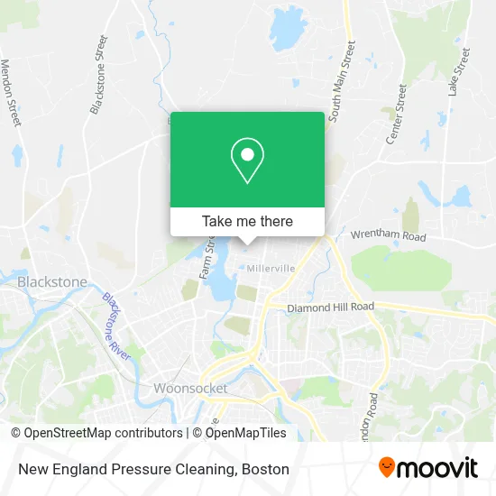 New England Pressure Cleaning map