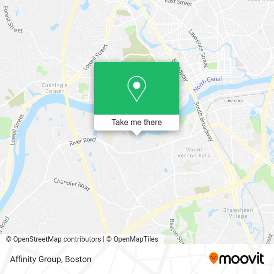 Affinity Group map