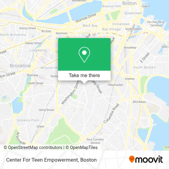 Center For Teen Empowerment map