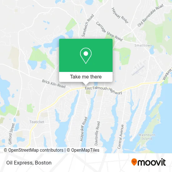 Oil Express map
