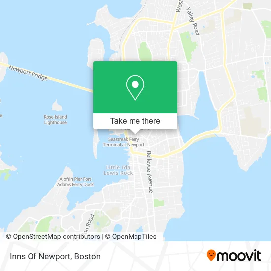 Inns Of Newport map