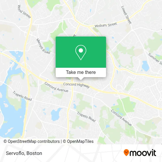Servoflo map