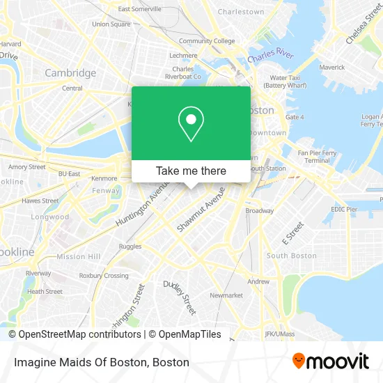 Imagine Maids Of Boston map