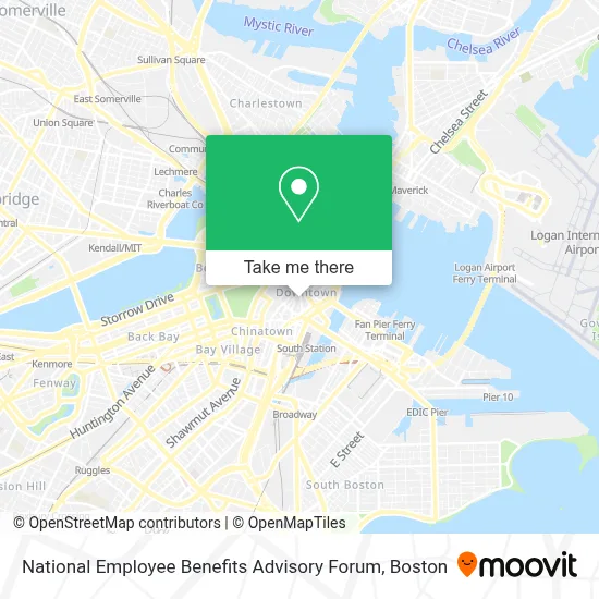 National Employee Benefits Advisory Forum map