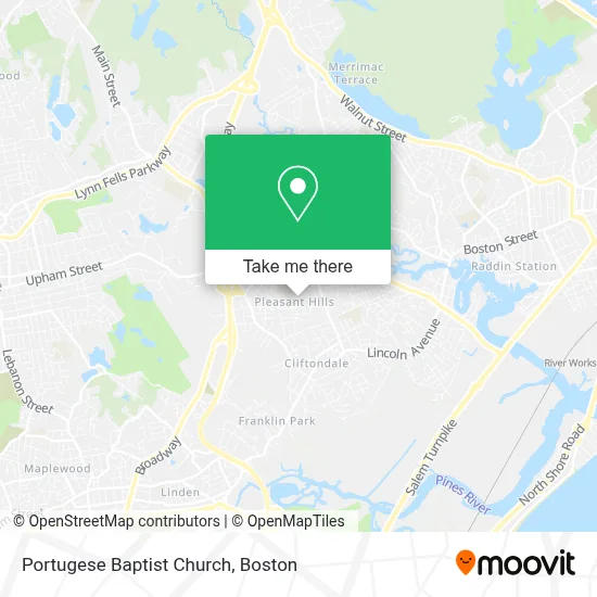 Portugese Baptist Church map