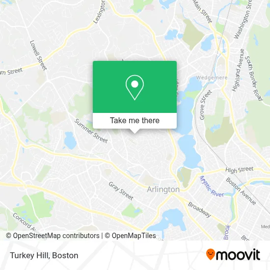 Turkey Hill map
