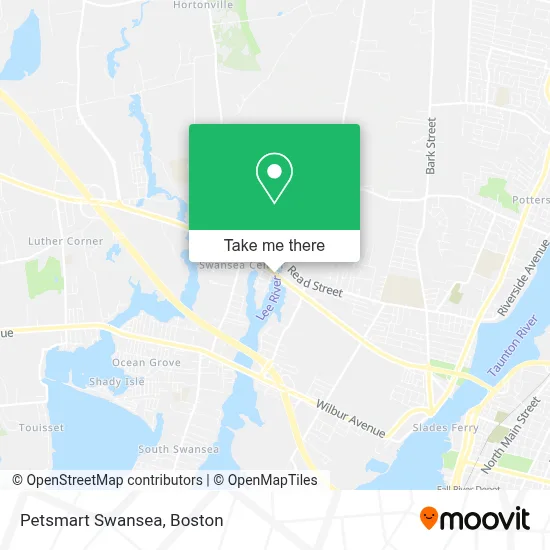 Petsmart Swansea map