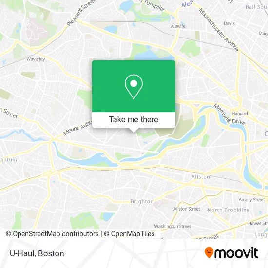 U-Haul map