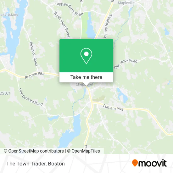The Town Trader map