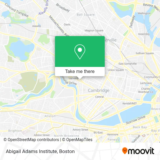 Abigail Adams Institute map