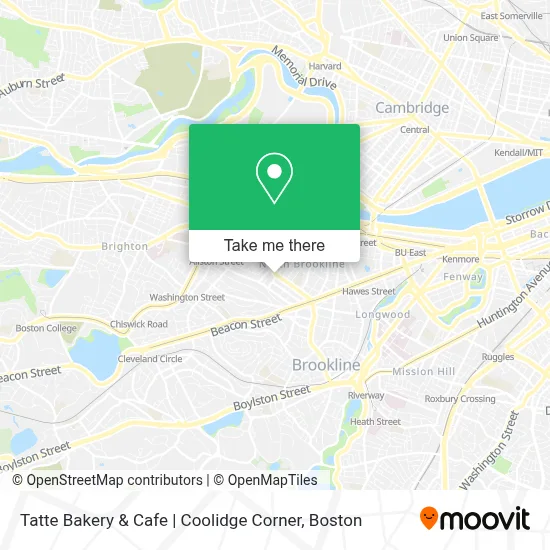 Tatte Bakery & Cafe | Coolidge Corner map