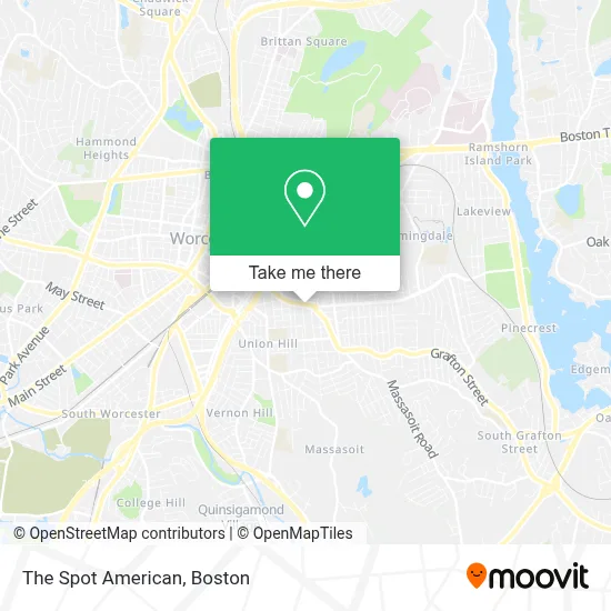 The Spot American map